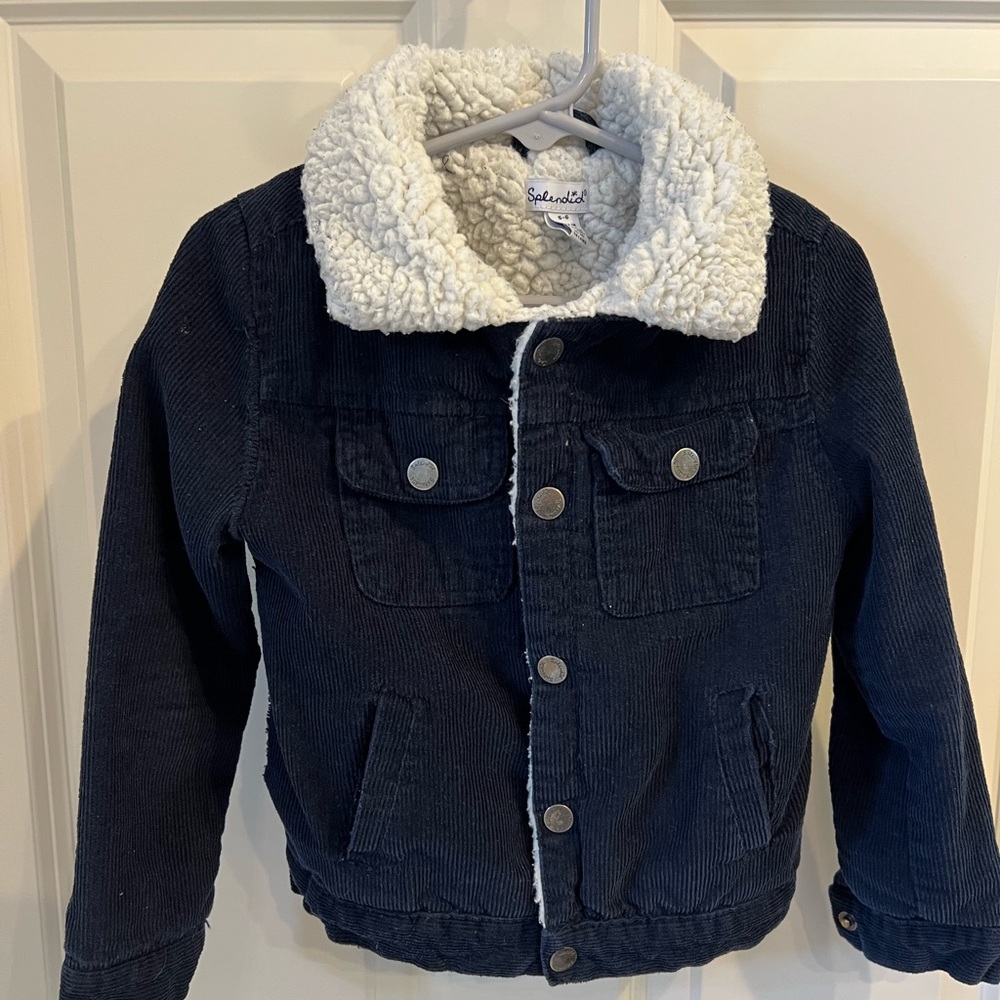 NWOT Splendid boys corduroy jacket. Size 5-6.